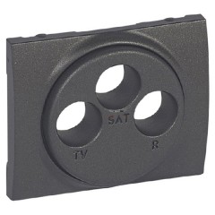 Накладка TV-FM-SAT розетки Legrand Galea Life Dark Bronze Накладка TV-FM-SAT розетки Legrand Galea Life Dark Bronze