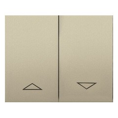 Клавиша выключателя управления рольставнями Legrand Galea Life Titanium