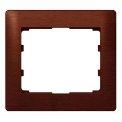 Рамка Legrand Galea Life 1 пост Mahogany