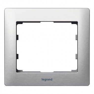 Обзор Рамка Legrand Galea Life 1 пост Brushed Aluminium