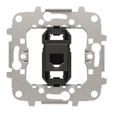 Купить Механизм телефонной розетки 4 контакта RJ 11 ABB Niessen (8117.1)
