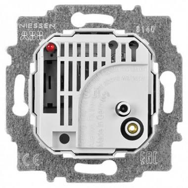 Обзор Механизм комнатного терморегулятора с нормально-закрытым контактом, 10А/250В ABB Niessen (8140)