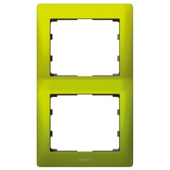 Рамка Legrand Galea Life 2 поста вертикальная Magic Green