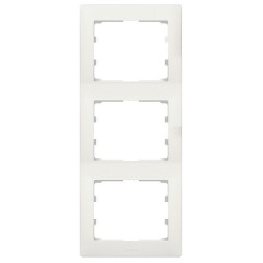 Рамка Legrand Galea Life 3 поста вертикальная Pearl