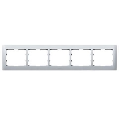 Рамка Legrand Galea Life 5 постов горизонтальная Aluminium
