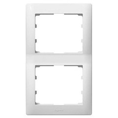 Рамка Legrand Galea Life 2 поста вертикальная White