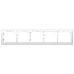 Рамка Legrand Galea Life 5 постов горизонтальная White