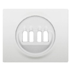 Накладка двойной акустической розетки Legrand Galea Life White
