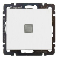 Переключатель промежуточный Legrand Valena с подсветкой белый
