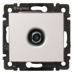 Розетка телевизионная Legrand Valena TV оконечная 10дБ 2400мГц белая