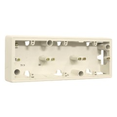 Коробка Legrand Valena 3 поста для накладного монтажа слоновая кость
