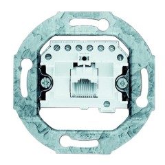 Телефонная розетка RJ11(RJ45 3 категории) 8 контактов Jung механизм