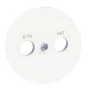 Накладка R-TV/SAT Odace белая