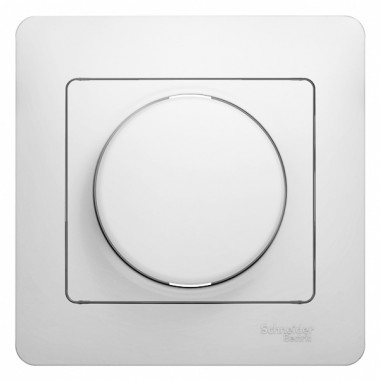 Обзор Светорегулятор (диммер) поворотный 300Вт в сборе SE Glossa, белый