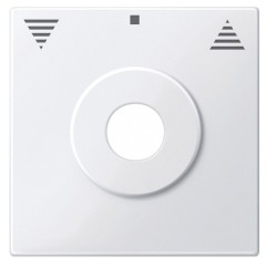 Накладка вверх/стоп/вниз для выкл. рольставней с упр. ключом System M Merten активный белый