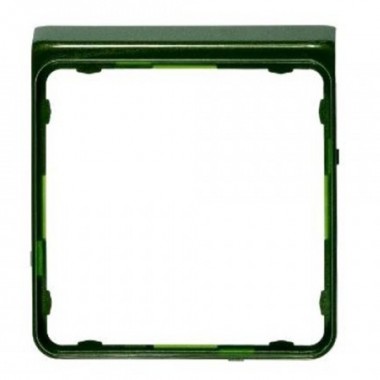 Обзор Внешняя цветная рамка Jung CD Plus Зеленый металлик