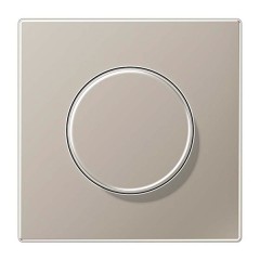 Накладка для поворотного диммера Jung LS Нержавеющая сталь