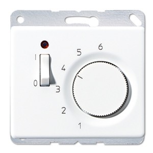 Обзор Комнатный термостат механический (без дисплея) SL500 Jung Белый