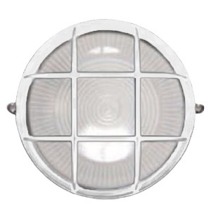 Купить Светильник НПП1302 белый/круг с реш.60Вт IP54  ИЭК