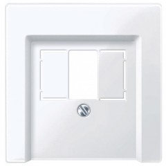Накладка USB зарядки и акустических розеток System M Merten активный белый
