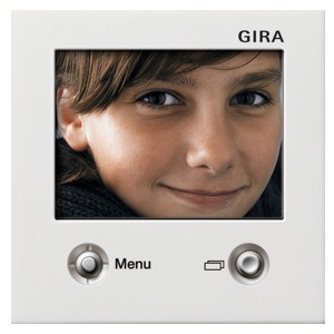 Отзывы Цветной TFT-дисплей для домофона Gira F100 Белый глянцевый