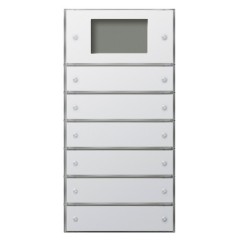 Сенсорный выключатель 3 Plus, 6-клавишный (2+4) Gira KNX/EIB F100 Белый глянцевый