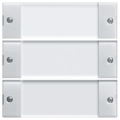 Комплект клавиш, 3 шт. с полем для надписей Gira KNX/EIB System 55 + E22 Белый глянцевый