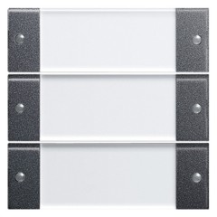 Комплект клавиш, 2 шт. с полем для надписей Gira KNX/EIB System 55 Антрацит