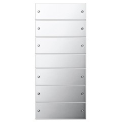 Комплект клавиш, 6 шт. (3+3) Gira KNX/EIB System 55 Хром
