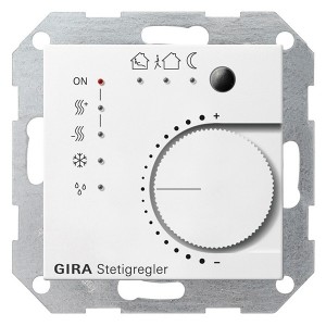 Купить Многофункциональный термостат Gira KNX/EIB System 55 + E22 Белый глянцевый