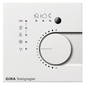 Отзывы Многофункциональный термостат Gira KNX/EIB F100 Белый глянцевый