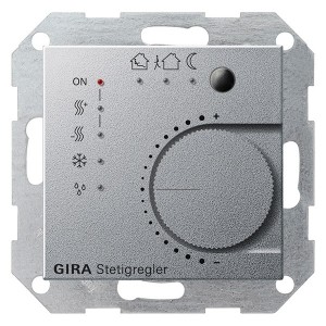 Купить Многофункциональный термостат Gira KNX/EIB System 55 Алюминий