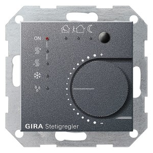 Купить Многофункциональный термостат Gira KNX/EIB System 55 Антрацит
