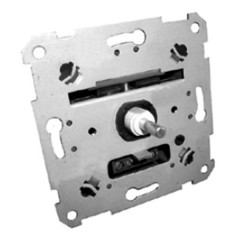 Механизм светорегулятора со световой индикацией Экопласт поворотно-нажимной с предохранителем 600 Вт