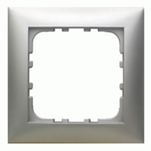 Обзор Рамка 1-постовая Экопласт LK60, серебристый металлик