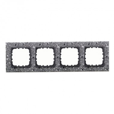 Купить Рамка 4-постовая Экопласт LK60 из декоративного камня (серый гранит) LK60