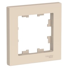 Рамка SE AtlasDesign 1 пост, бежевый