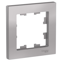 Рамка SE AtlasDesign 1 пост, алюминий