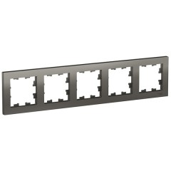 Рамка SE AtlasDesign 5 поста универсальная, сталь