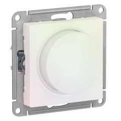 Светорегулятор (диммер) поворотно-нажимной, 315Вт SE AtlasDesign, жемчуг