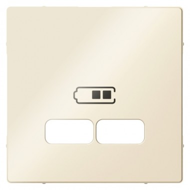 Обзор Накладка для USB механизма 2,1А System M Merten бежевый