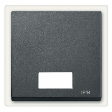 Купить Клавиша 1-ая для выключателей с световой индикацией IP44 System M Merten антрацит