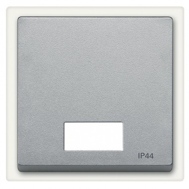Отзывы Клавиша 1-ая для выключателей с световой индикацией IP44 System M Merten алюминий