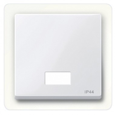 Купить Клавиша 1-ая для выключателей с световой индикацией IP44 System M Merten активный белый