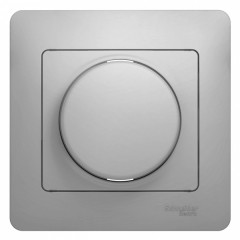 Светорегулятор (диммер) LED, RC, 630Вт/ВА в сборе SE Glossa, алюминий