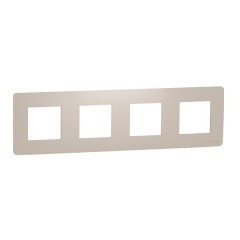 Рамка Unica Studio 4  поста, бежевый