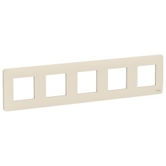 Рамка Unica Studio 5  постов, бежевый
