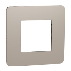Рамка Unica Studio Color 1 пост, песочный/антрацит