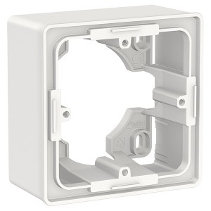 Коробка для открытой установки 1 пост SE Unica NEW, белый