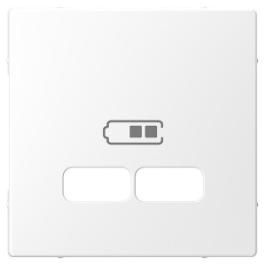 Купить Накладка для USB механизма 2,1А Merten D-Life, белый лотос